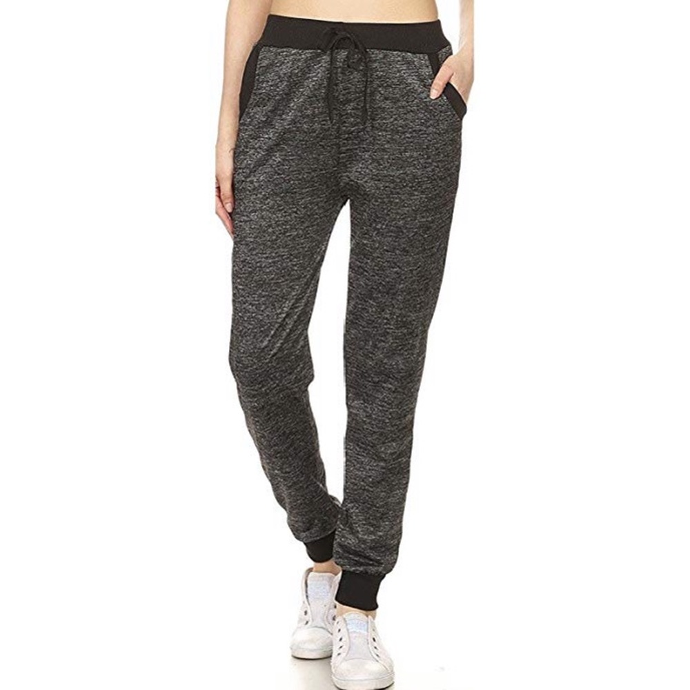 Gray Dark or Light joggers pockets drawstr - Picture 3 of 6